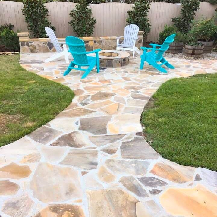 Natural Stone Hardscape for CSS Renovations in Huntsville, AL