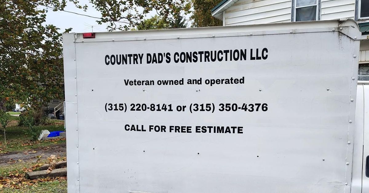 New Construction for Country Dad's Construction LLC in Waterloo, NY