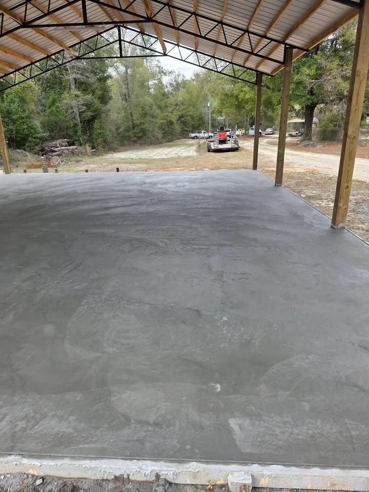 Concrete Slab Construction for Southern Boys Concrete LLC in   Hosford, FL