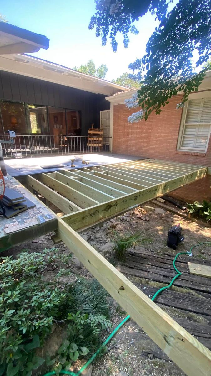 Deck & Patio Installation for Piney Woods Renovations in Tyler , TX