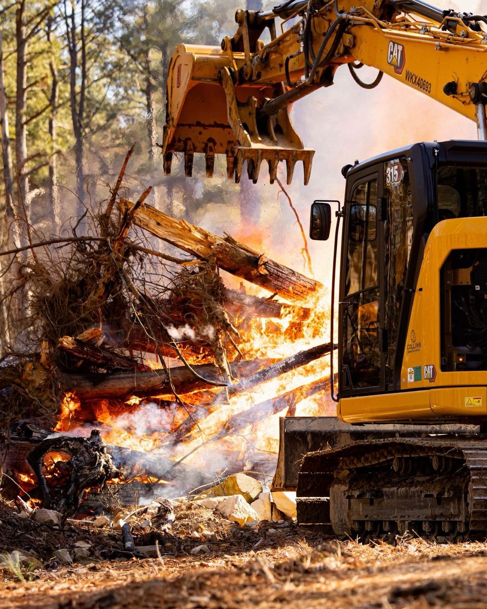 Land Clearing for Collins Constructors in Fyffe, AL
