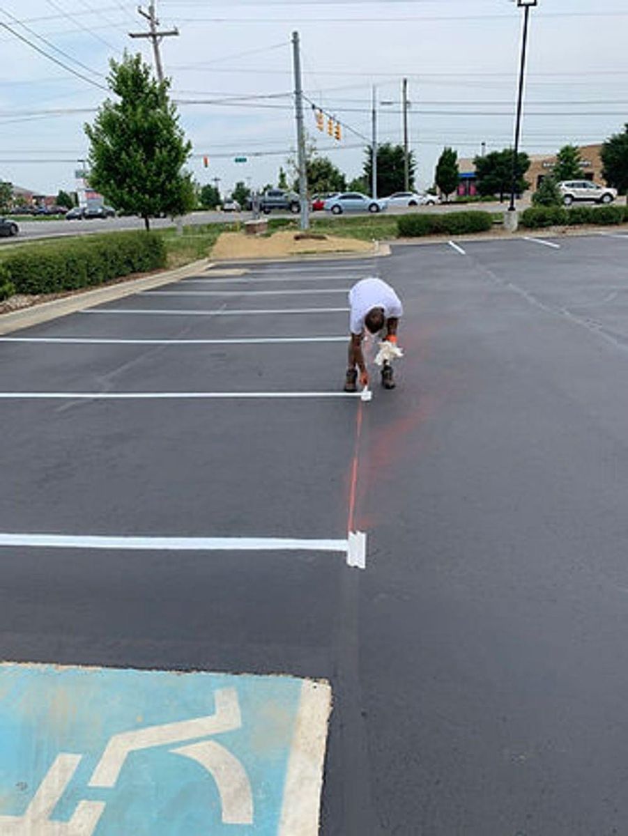 Pavement Striping for Always Sealcoating & Paving in Indianapolis, IN