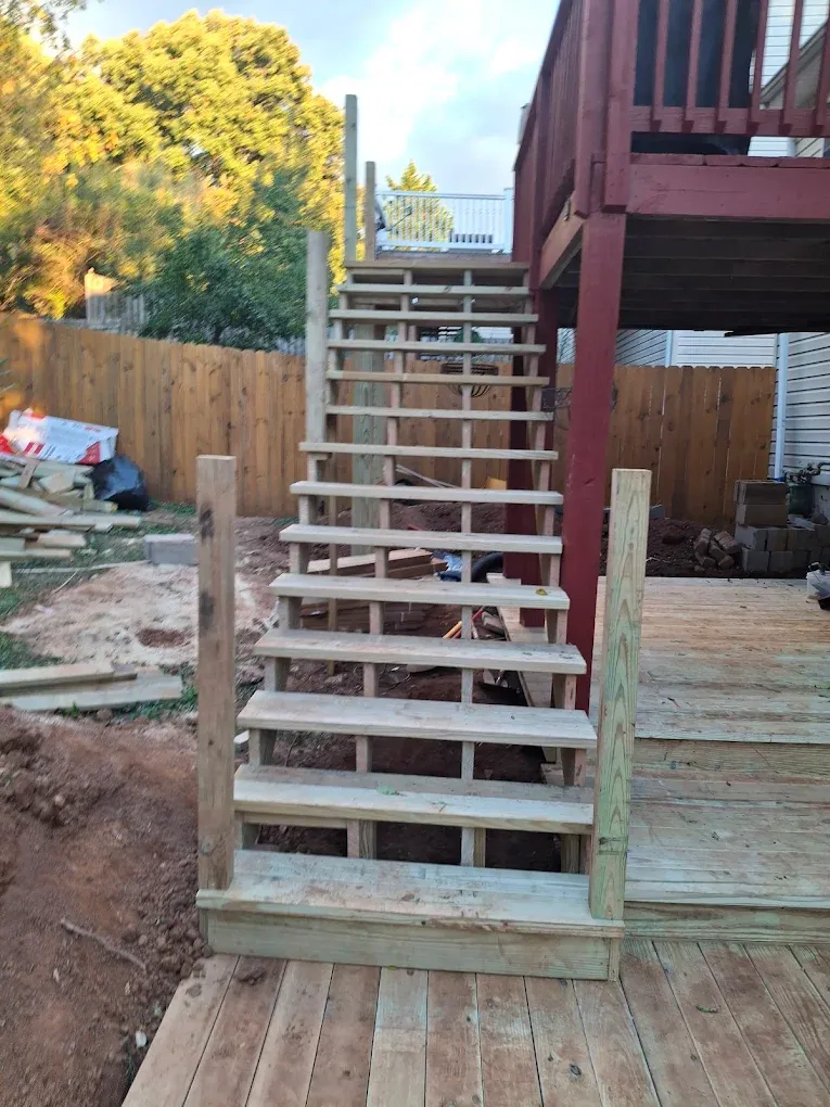 Deck Construction for P Martinez Painting in Salem, VA