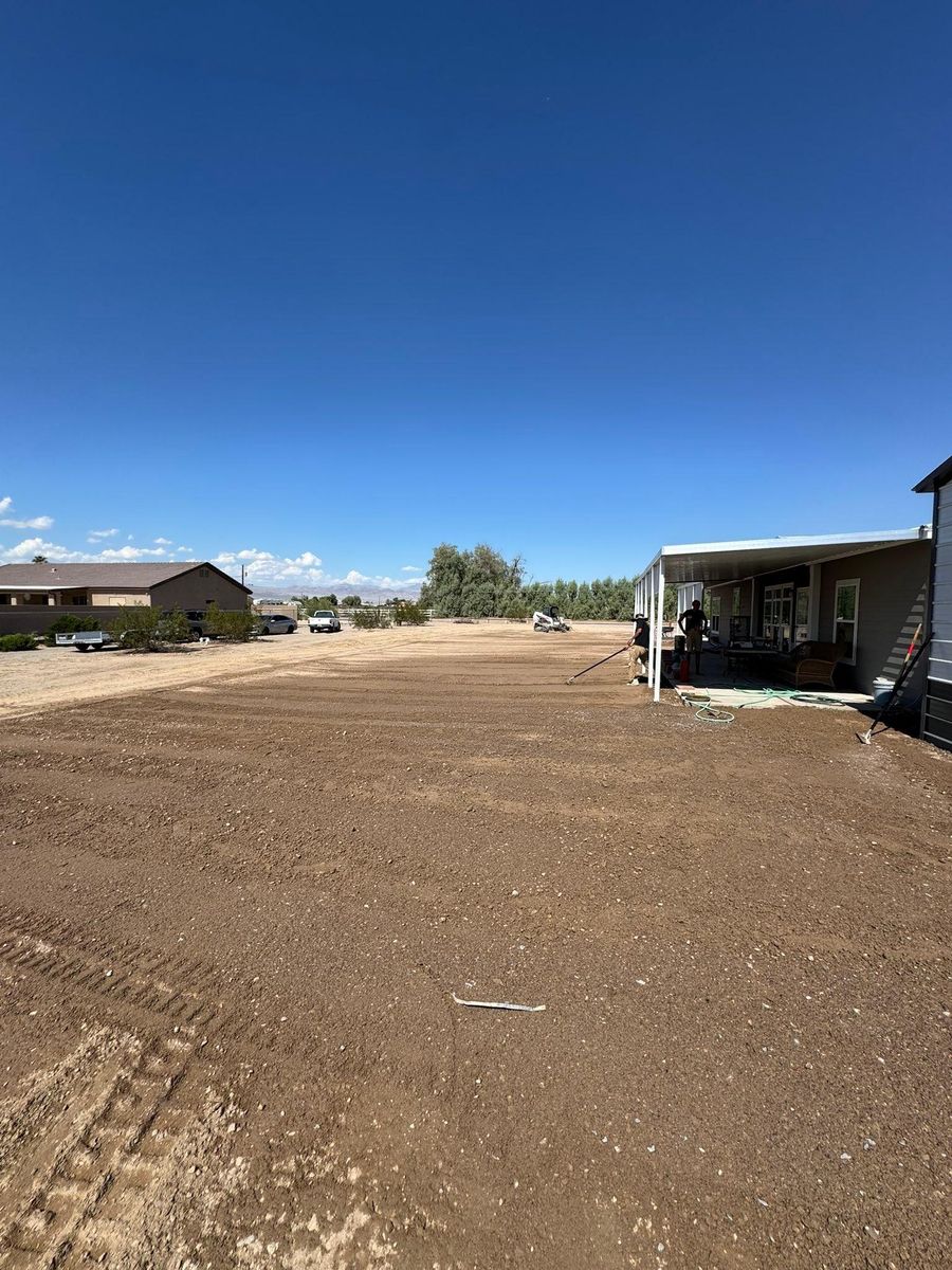 Landscape Installation for Brothers Quality Construction in Fort Mohave, AZ