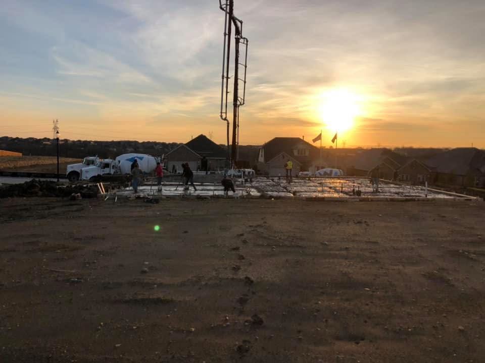Stamped Concrete Installation for Concrete Jungle in Dallas, TX