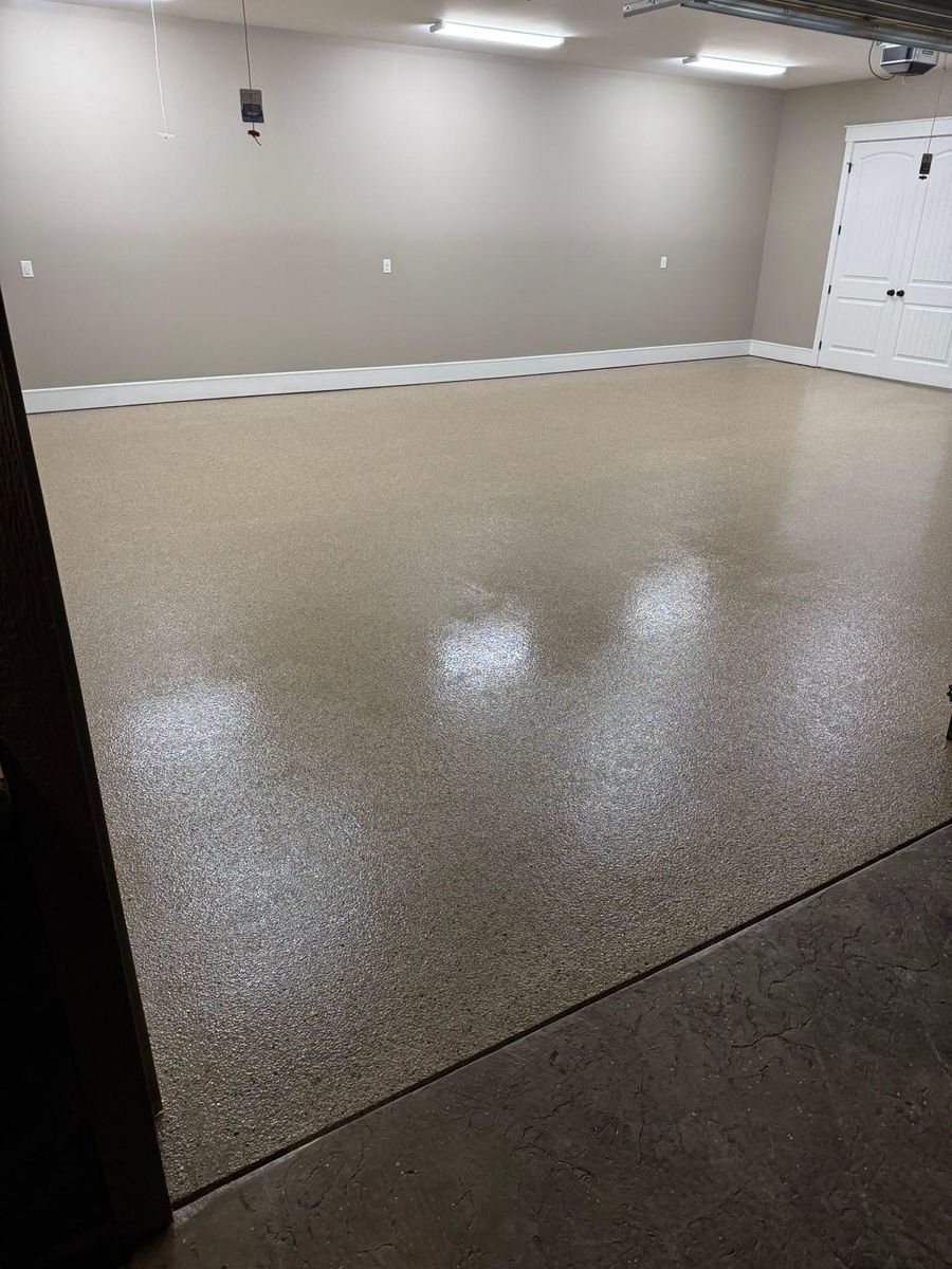 Epoxy Floor Coating for Mitchell’s Concrete Coatings in Taylorsville, NC