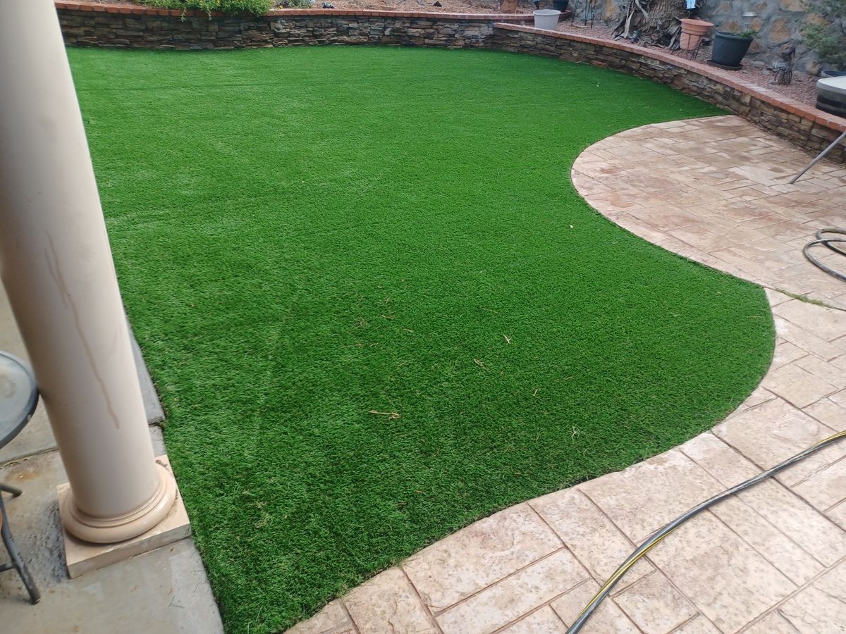 Turf Installation for Oasis Landscaping LLC  in El Paso, TX