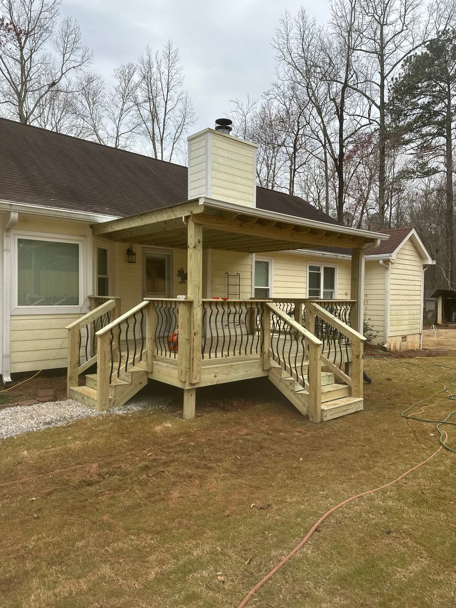Fencing for JDP Construction Group in McDonough, GA