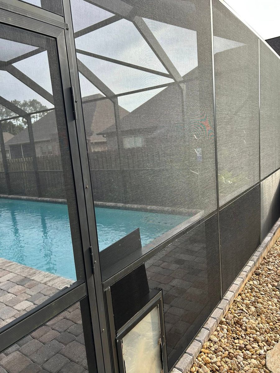 Screen Room Repairs for Precision Exterior Enterprises in Pensacola, FL