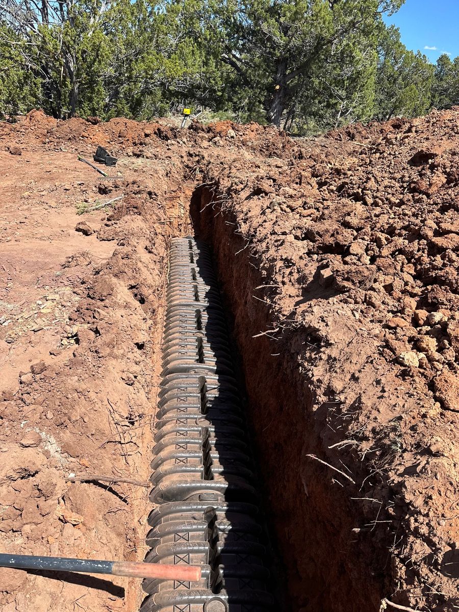 Septic Installation for S&D Excavations in Ash Fork, AZ