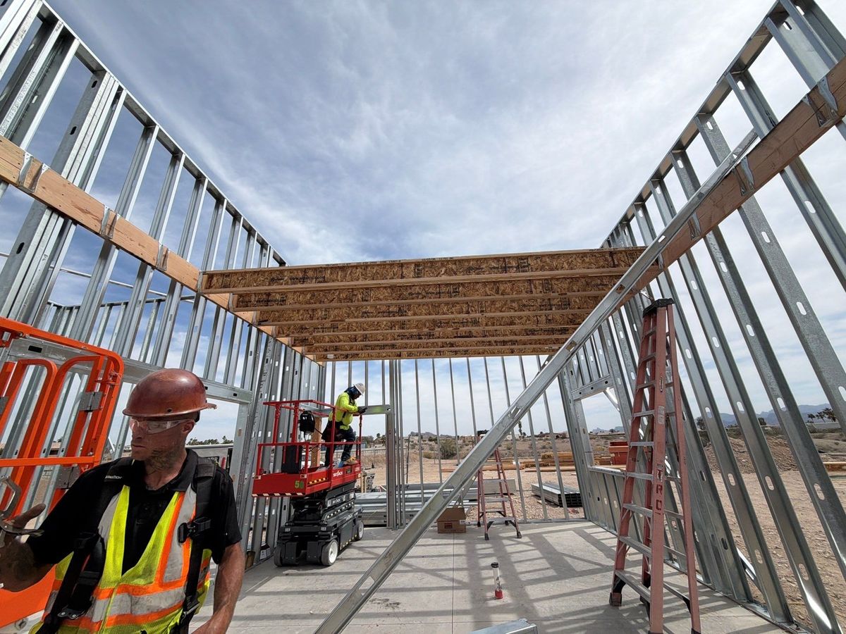 Framing for Ant Farm Construction in Kingman, AZ