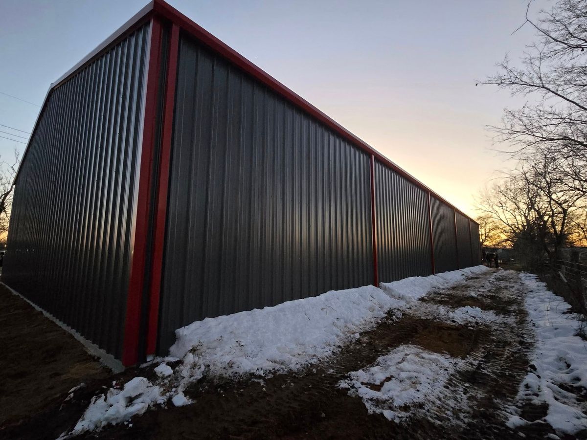 Oklahoma Commercial Steel Buildings (warehouses, agricultural, aviation, strip malls) for A-N-H Construction LLC in Oklahoma City, OK