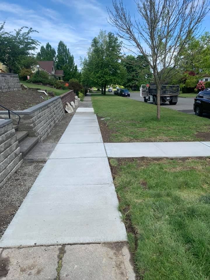 Sidewalk Installation for Inline NW in Seattle, WA