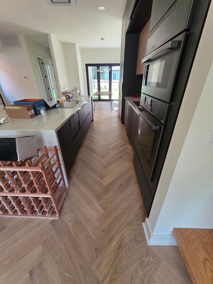 LVP and Laminate flooring for Novo Tile Co. in Wendell, NC