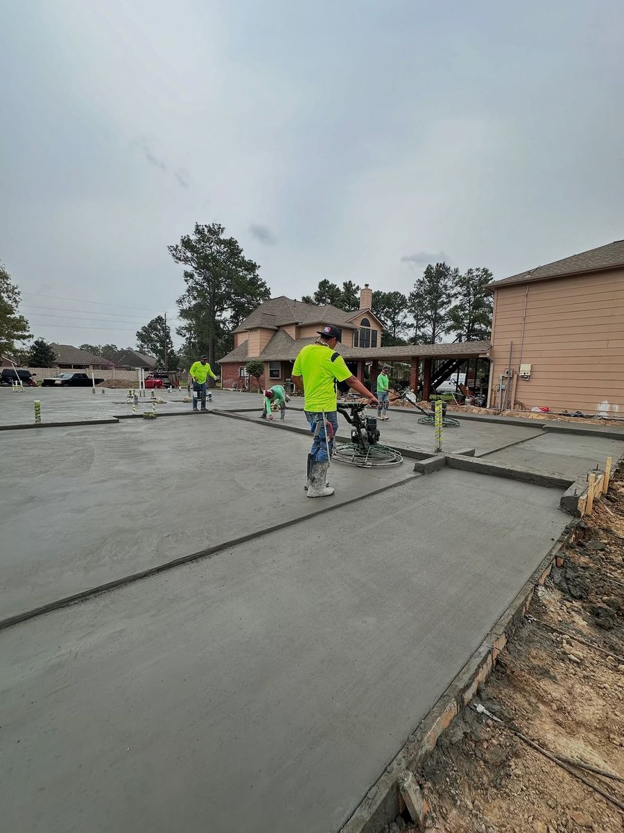 Foundation Slabs for Lonestar Construction Contractors LLC in Houston, TX