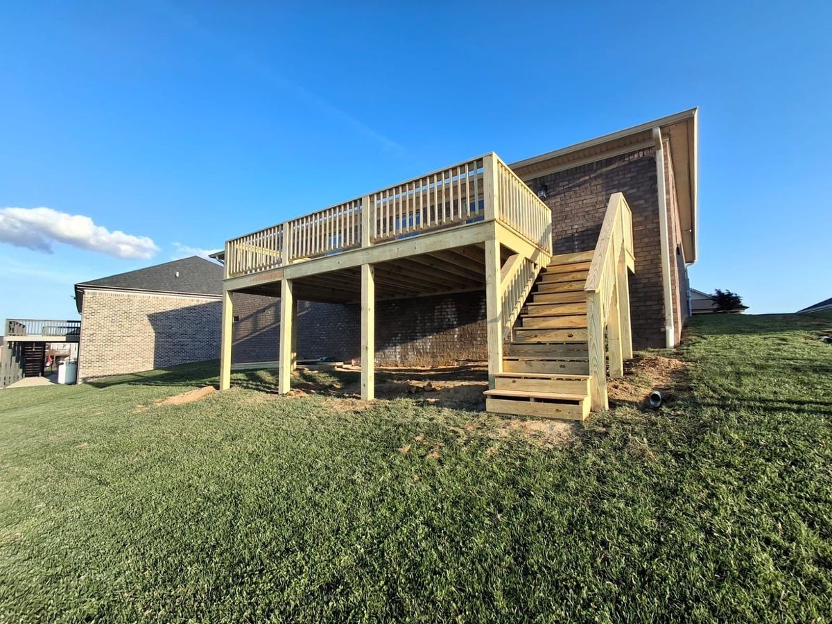 Deck Construction for KDR ProBuild & Roofing Solutions in London, KY