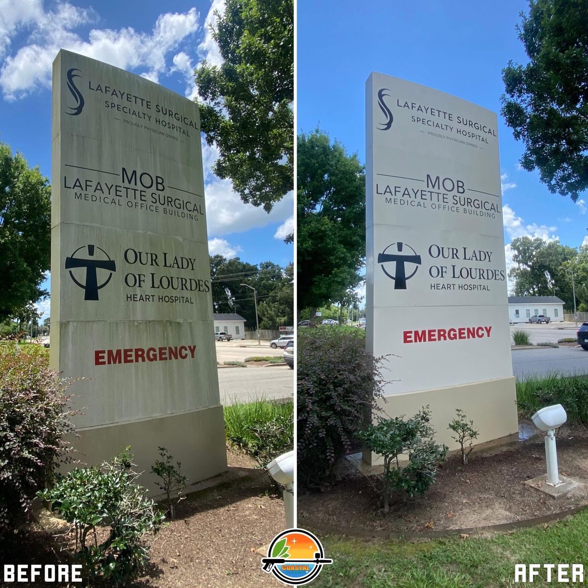 Concrete Cleaning for Coastal Cleaning LLC in Rayne, Louisiana