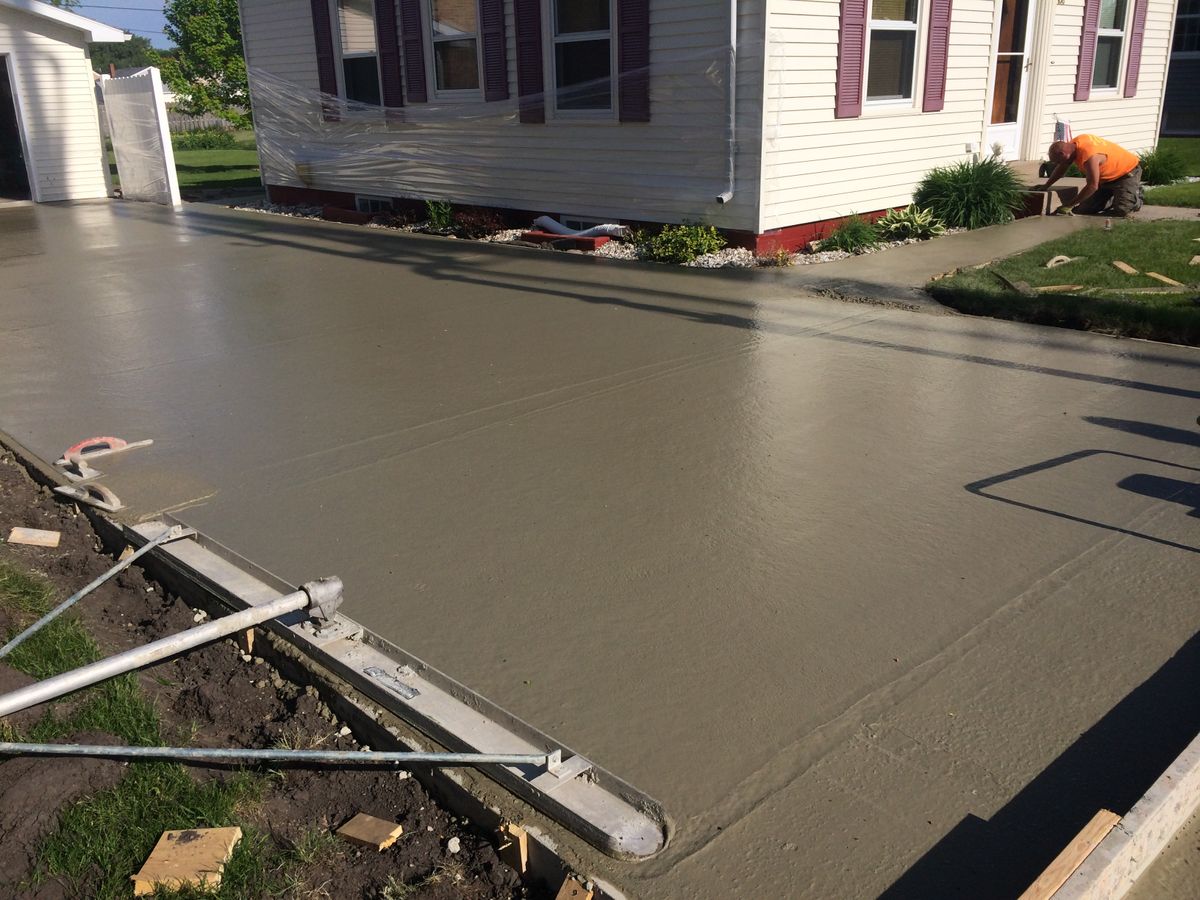 Concrete Installation for J Gomez Construction LLC in Grand Forks, ND