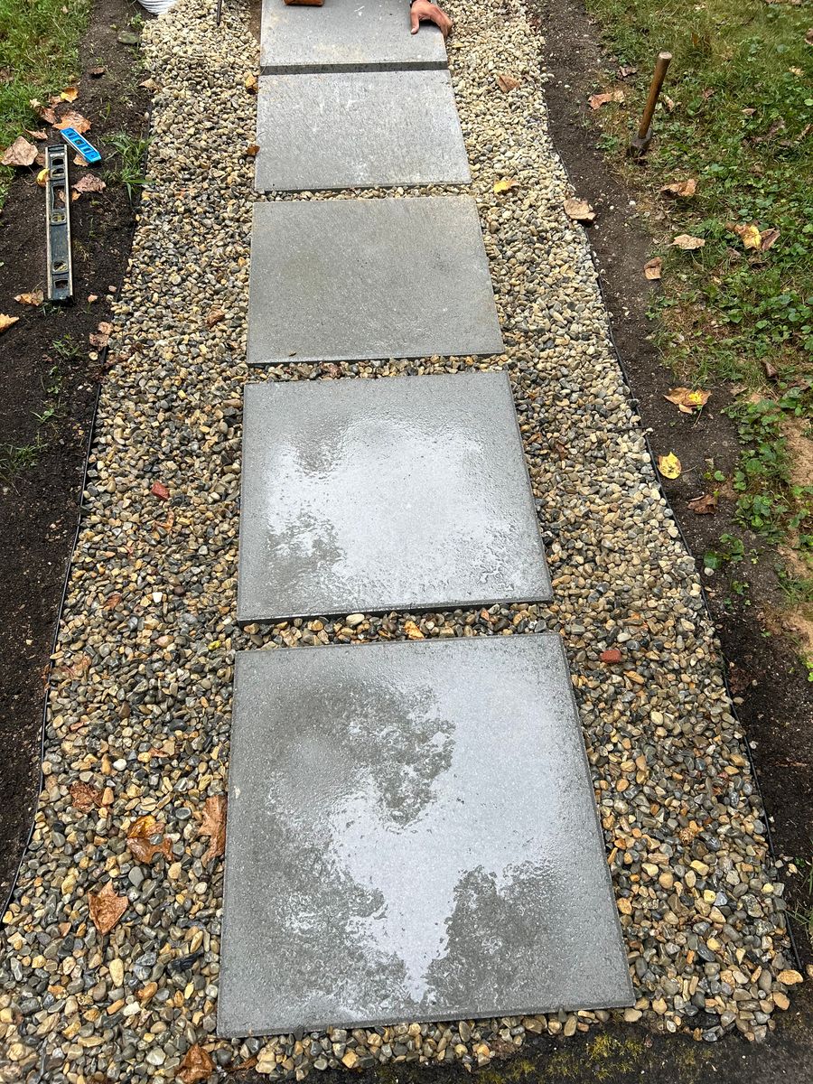 Hardscape Installation for Brighton Property Services in Carroll County, MD