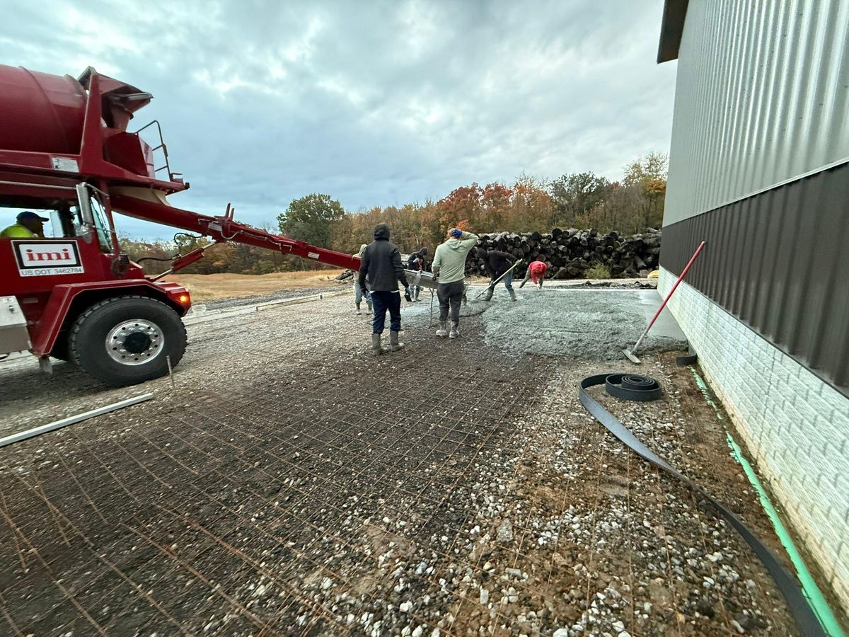 Full Depth Custom Carved Concrete for Whitfield Concrete Construction in Solsberry, IN