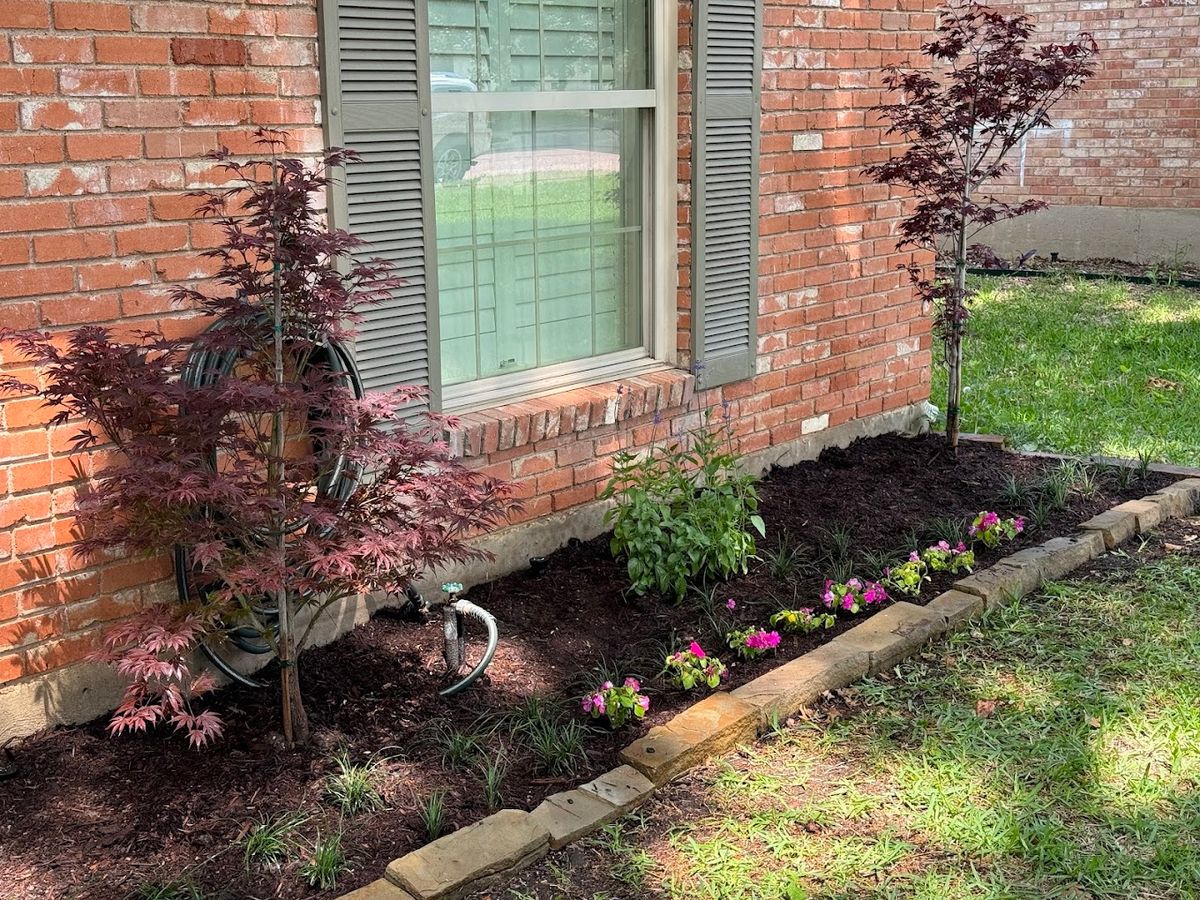 Landscape Design for Walker Custom Exteriors in Dallas, TX