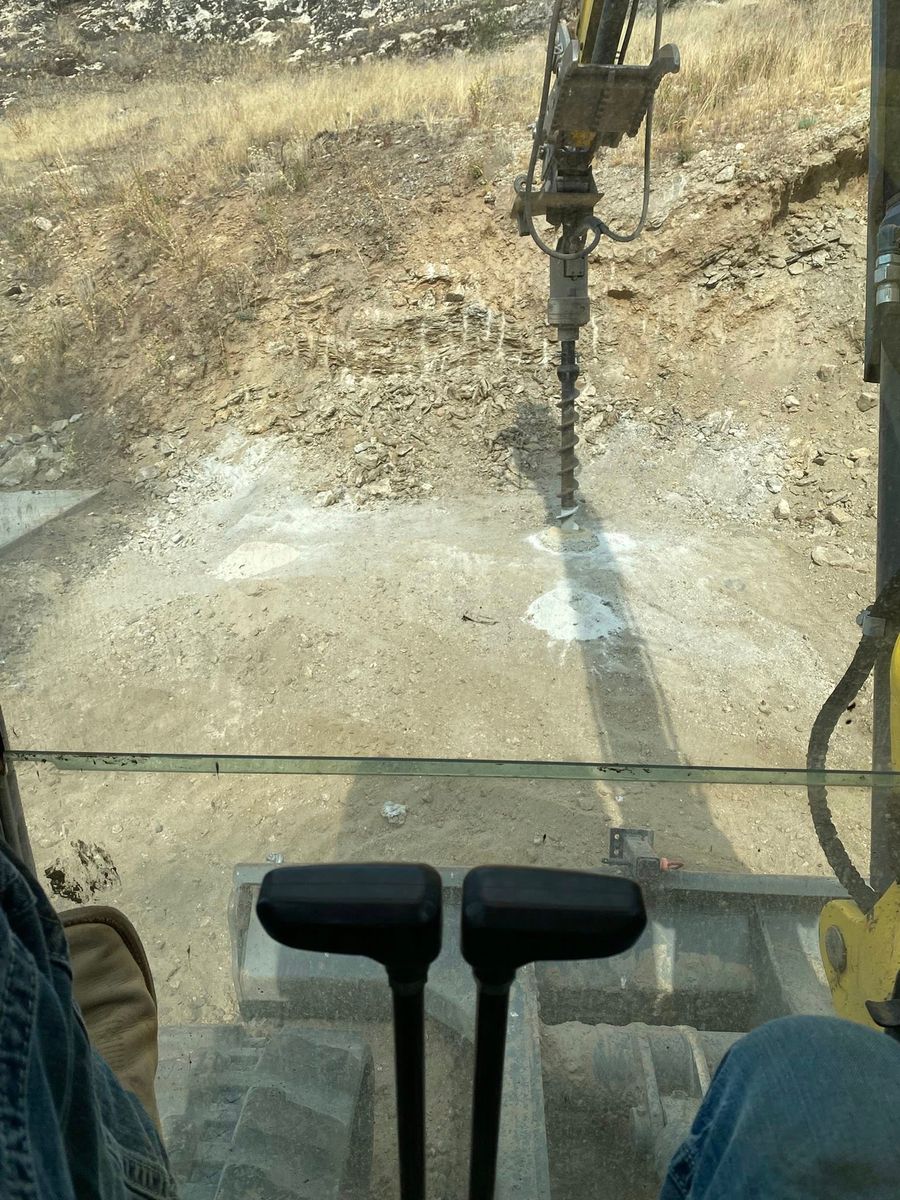 Foundation Digging for Arthur Construction in Deer Park, WA