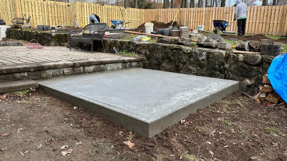 Concrete for Greenscaping & Masonry LLC in Bethel, CT