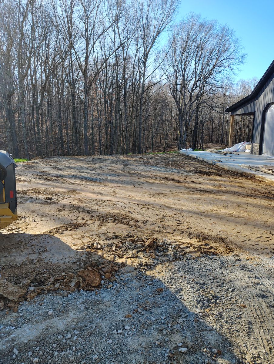 Site Preparation for 5 Star Land Management in Beech Bluff, TN