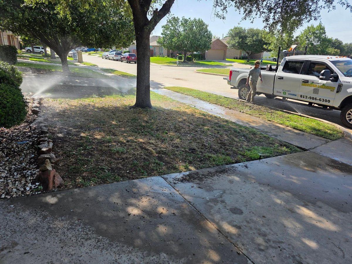 Irrigation System Installation for Romero's Irrigation & Landscaping LLC in Fort Worth, TX