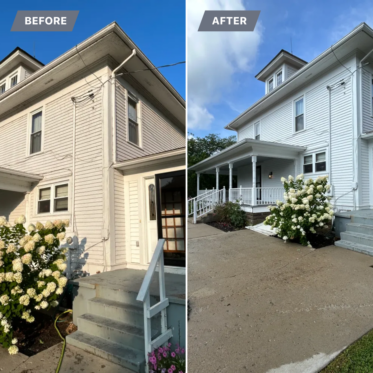 Exterior House Washing for X-treme Pro Wash in Huntsville, OH