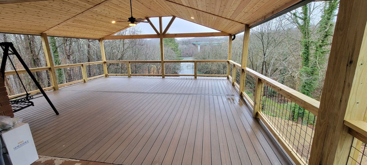 Deck & Patio Installation for Middle Man Construction in Fall Branch, TN