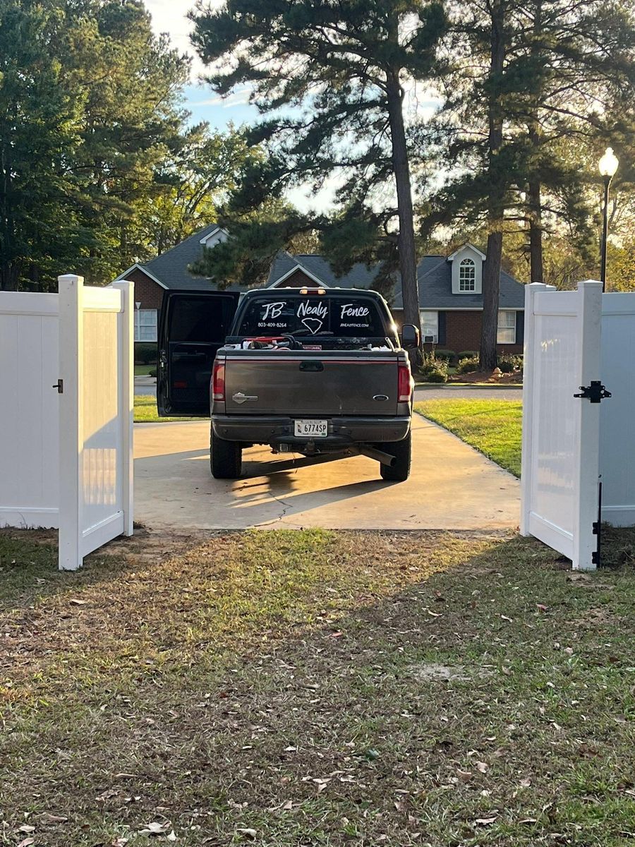 Fence Installation for JB Nealy Fence in Elgin, SC