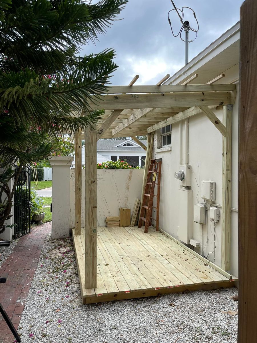 Deck & Patio Installation for Marr Tile & Stone in Tampa, FL
