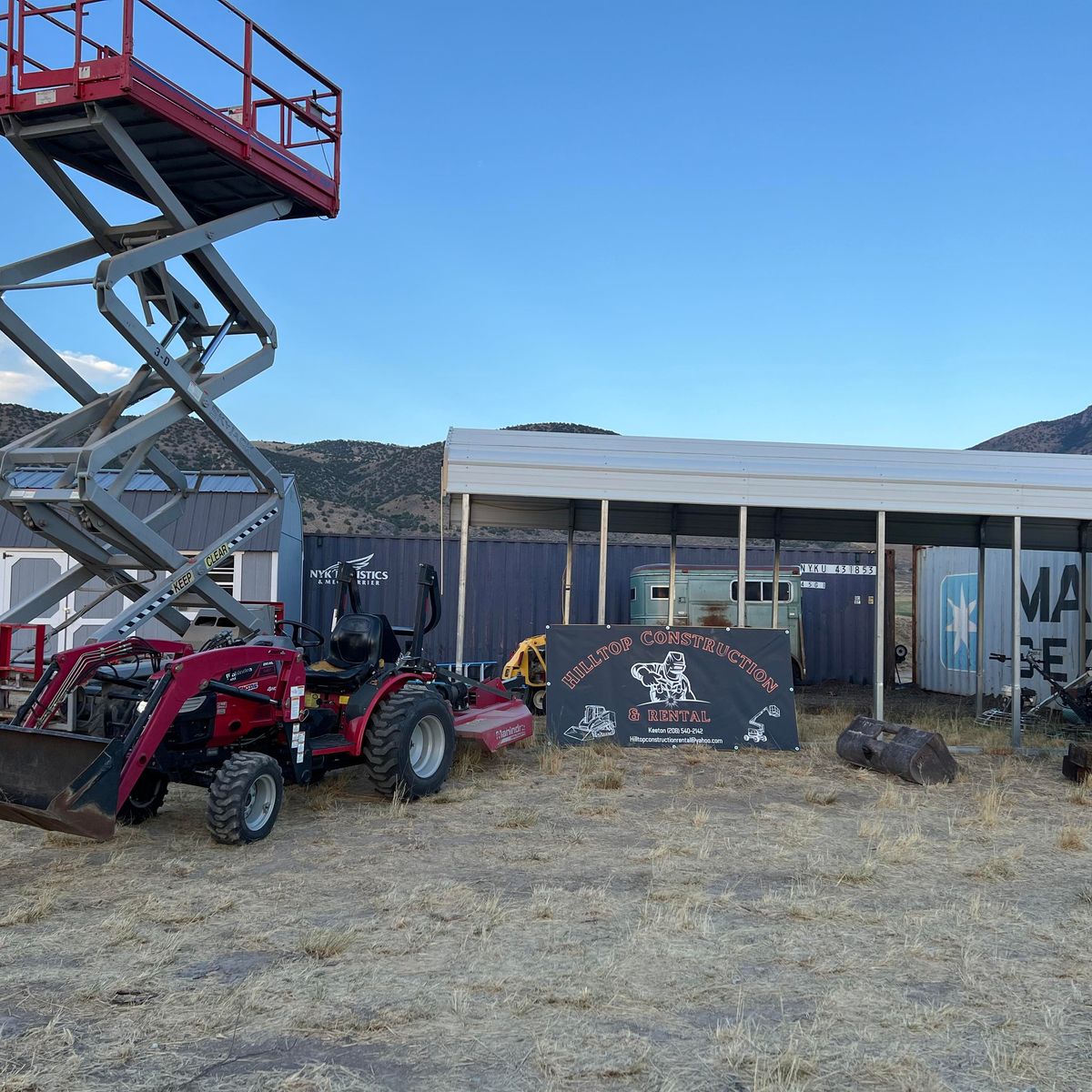 Small Equipment Rentals for Hilltop Construction & Rental in Malad City, ID