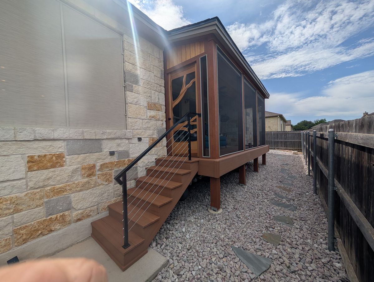 Deck & Patio Installation for Arrowhead Building Co. LLC in Highland Lakes, TX