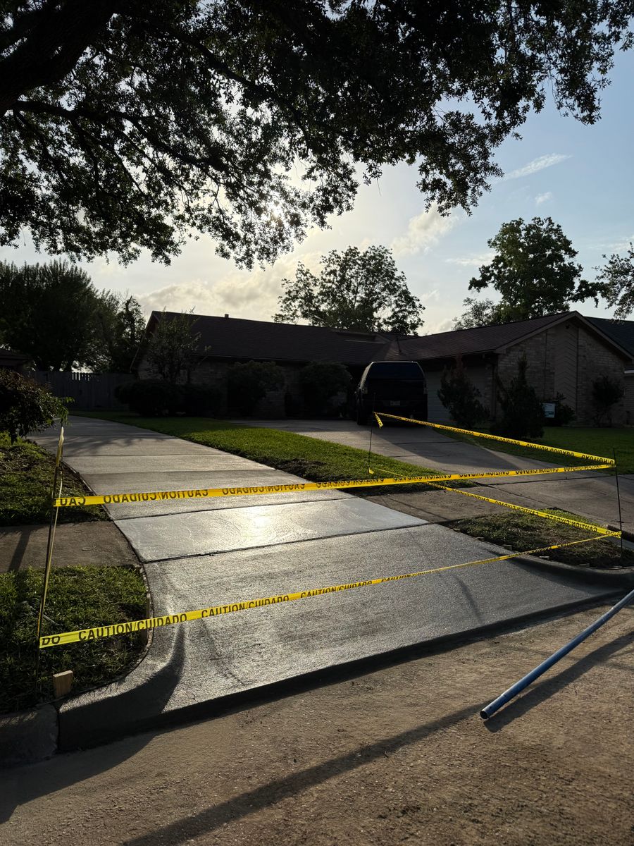 Driveways Installation for Lonestar Construction Contractors LLC in Houston, TX