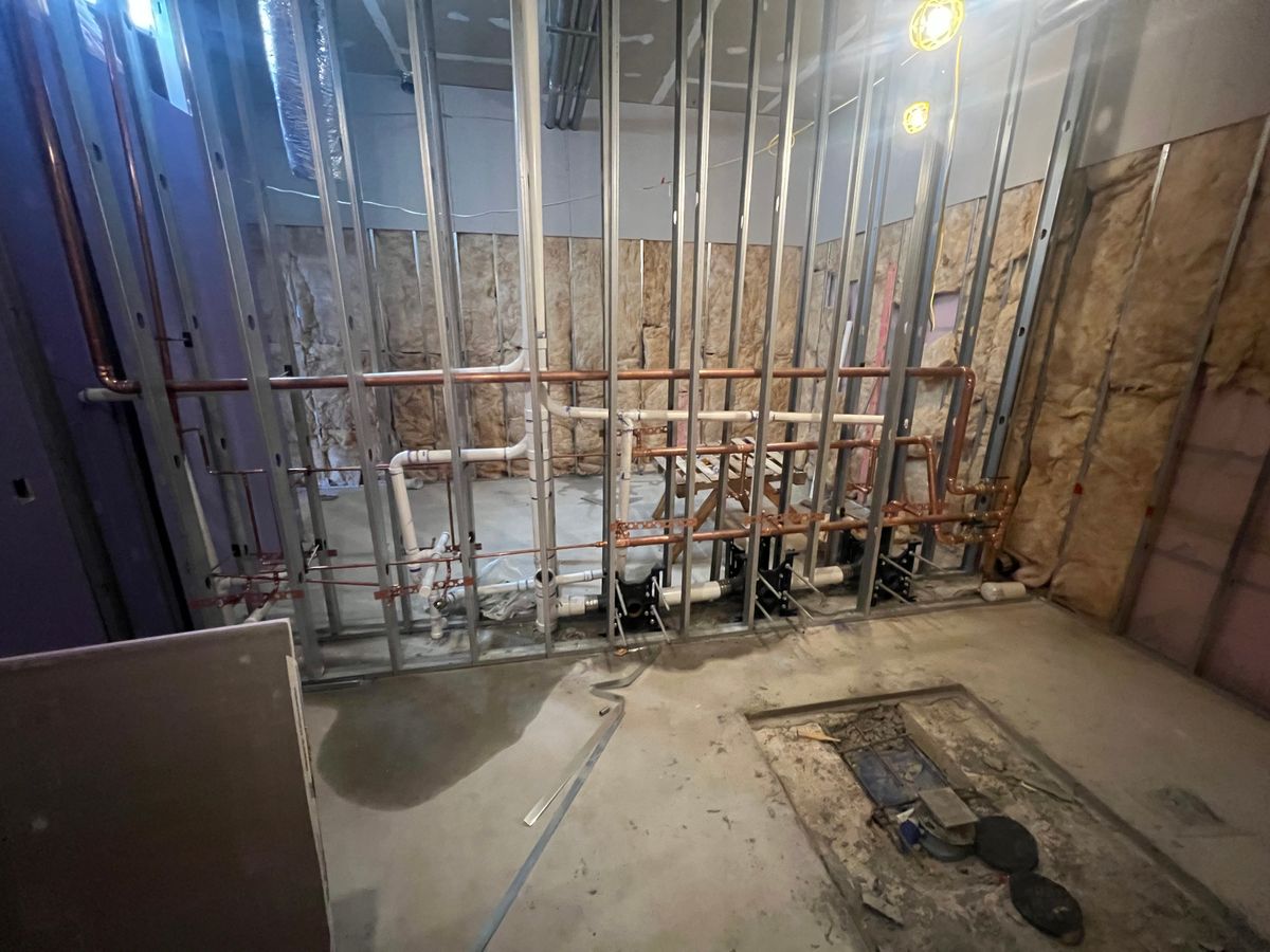 New Commercial Construction Plumbing for Hunts Plumbing INC in Maxton, NC