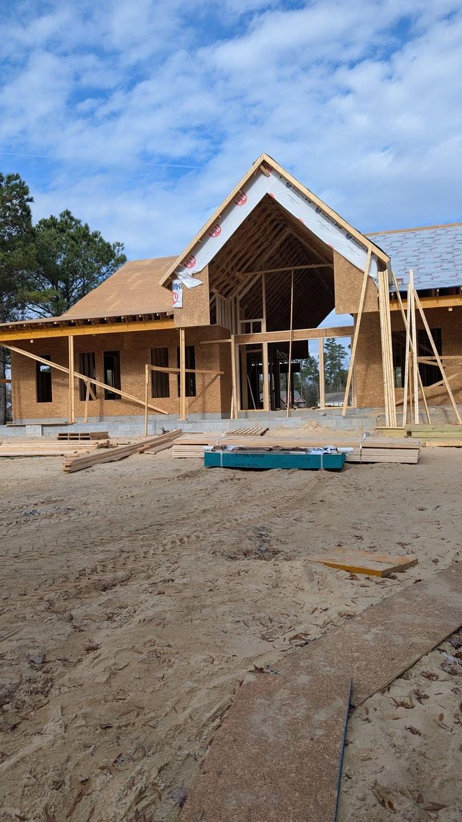 Custom Home Design for Batchelor Construction in Wallace, NC