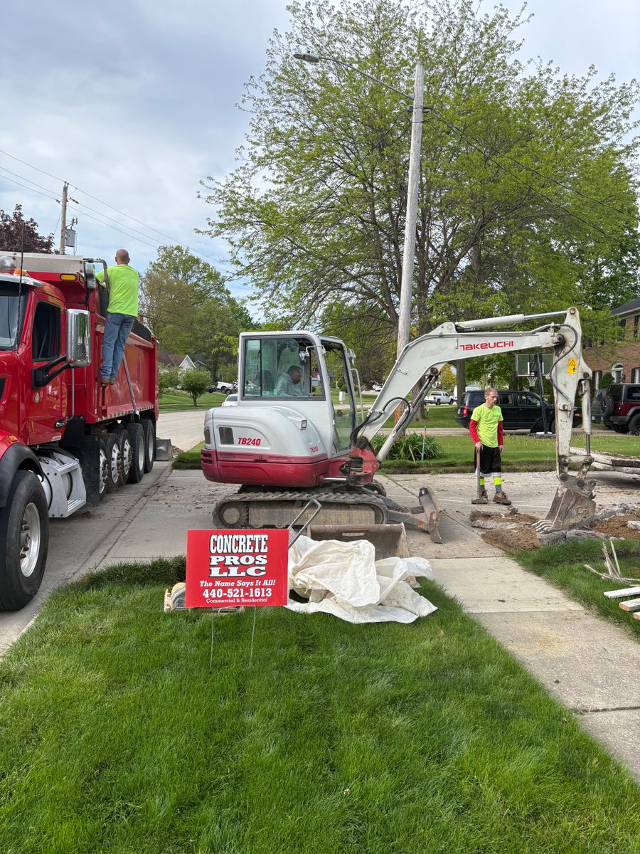 Driveway tear out and replacement for  in Lorain, OH