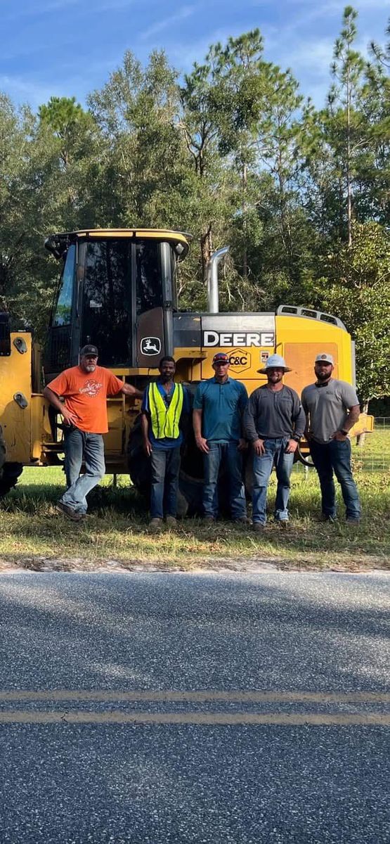Skid Steer Work for C&C Excavating in Live Oak, FL