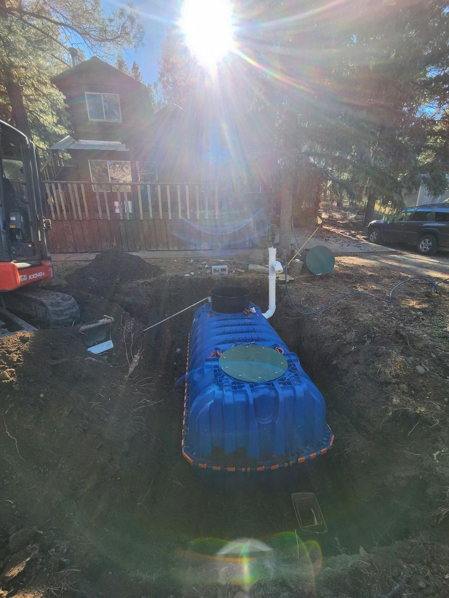 Site Preparation for Markham Septic & Excavation in Pagosa Springs, CO