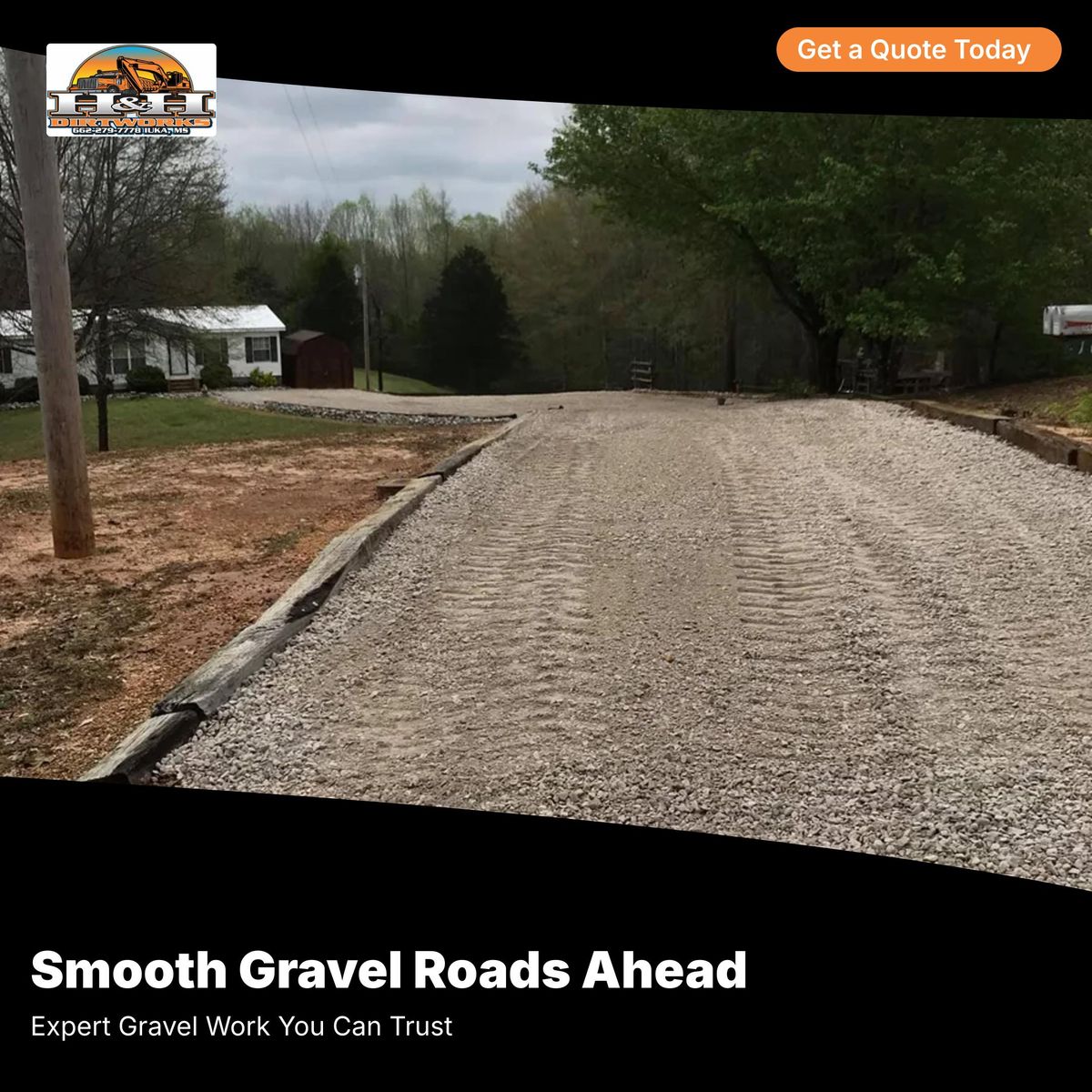 Commercial Work for H&H Dirt Work in Luka, MS