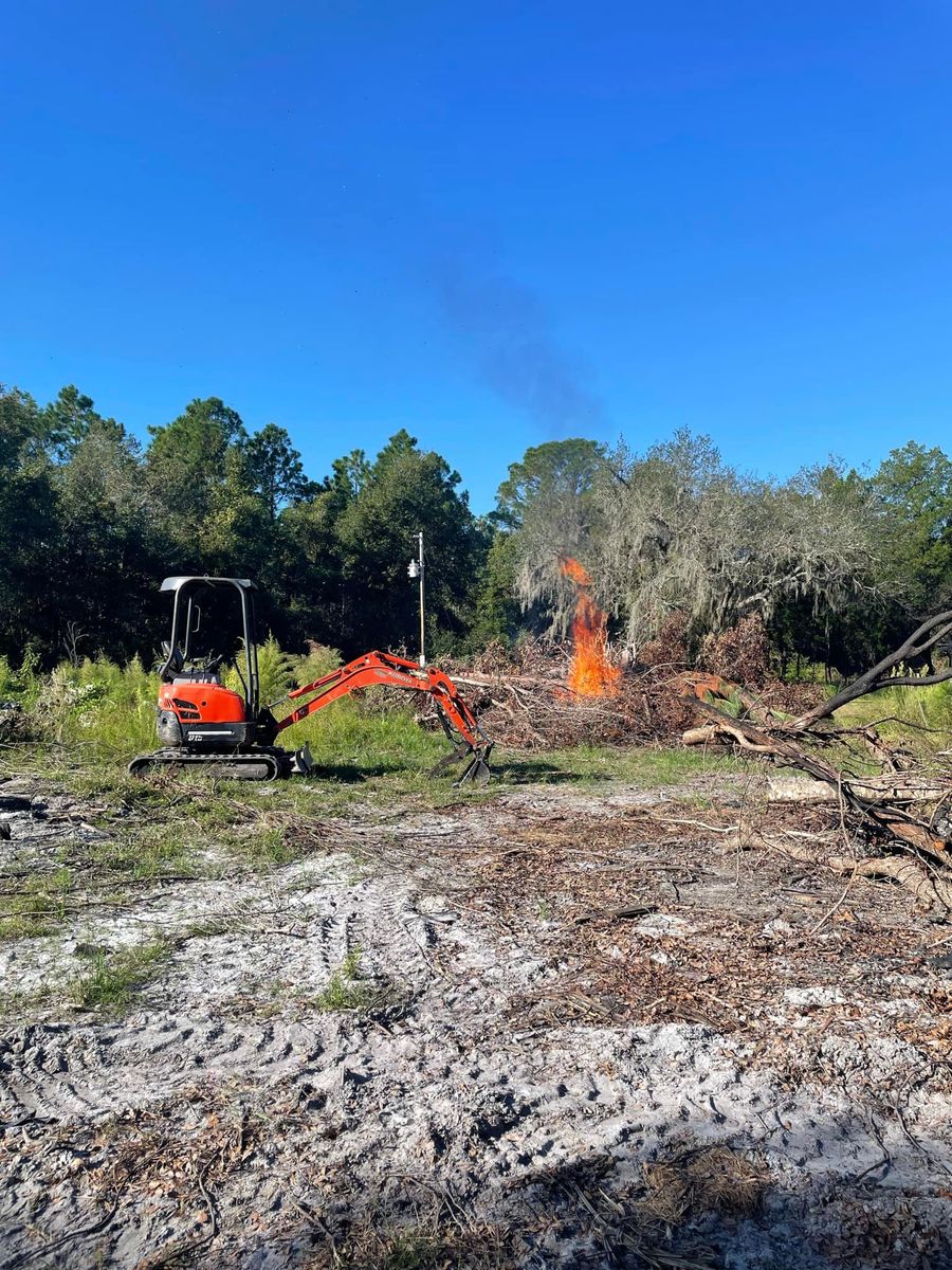 French Drainage Install for CJ Dirtwork in Crescent City, FL