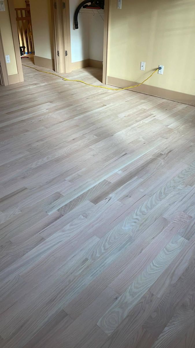 Wood Floor Refinishing for C4 TrueVision Renovations in Asheville, NC