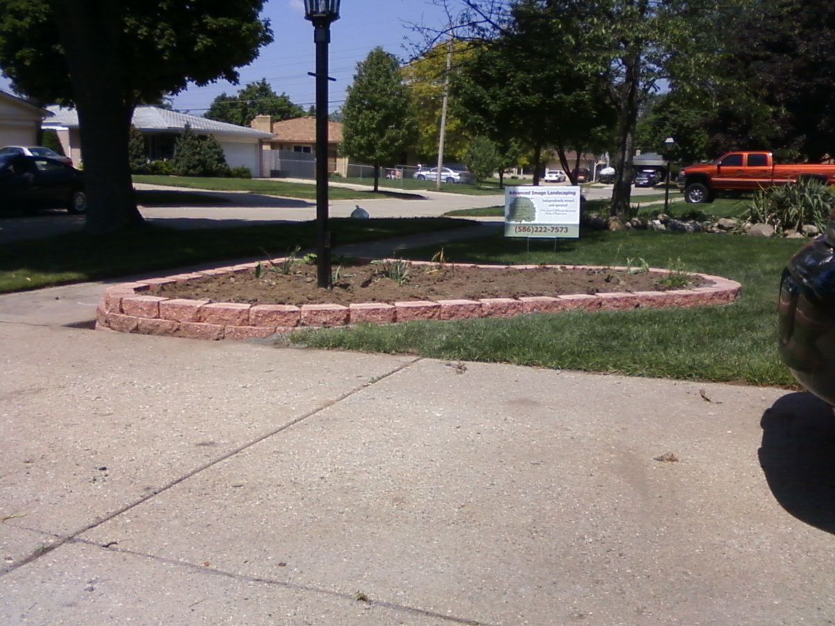 Retaining Wall Construction for Alltimate Outdoor Services in Warren, MI