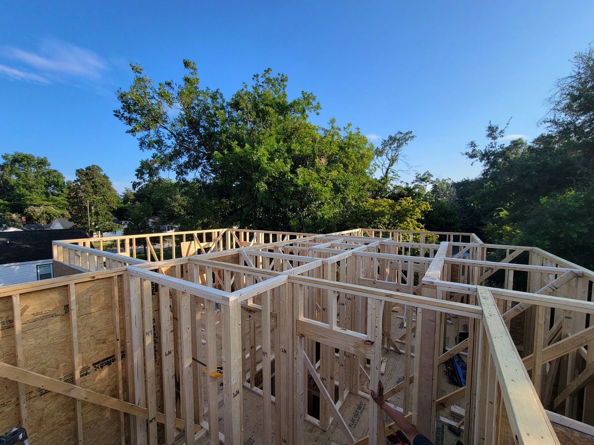 Framing for GVL Renovations in Greenville, SC