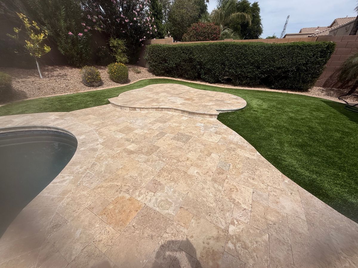Artificial Turf Install for Desert Oasis Hardscape LLC  in Scottsdale, Arizona