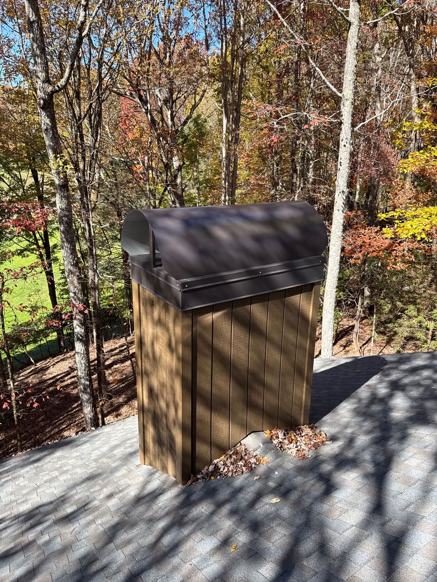 Chimney Replacement for RJ Roofing of WNC in Brevard, NC