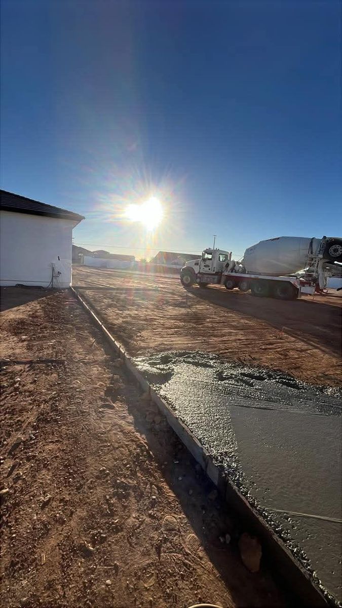 Sidewalk and Driveway Installation for Rockin Custom Concrete  in Litchfield Park, AZ