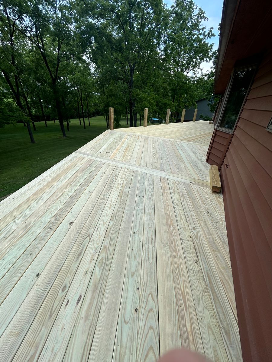Deck & Patio Installation for E&H Contracting in Staunton, VA